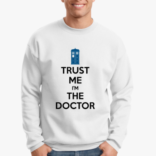 Свитшот с принтом KEEP CALM i'm THE DOCTOR