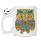 Кружка с футбольным мячиком