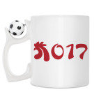 Кружка с футбольным мячиком