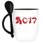 Кружка с ложкой