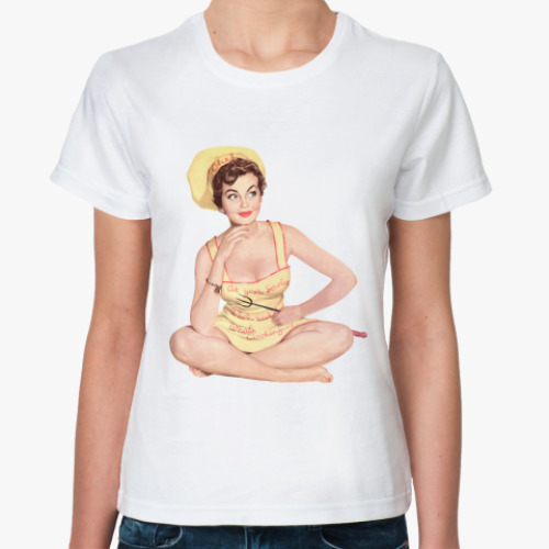 Классическая футболка Девушка