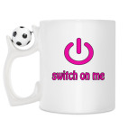 Кружка с футбольным мячиком