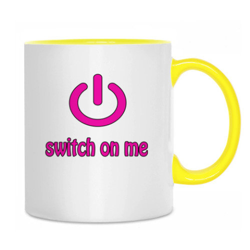 Кружка с принтом Switch on me