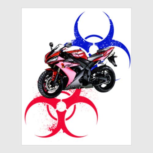 Постер с принтом Yamaha R1