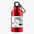 Металлическая бутылка 400 мл UV-DTF