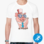 Мужская спортивная футболка