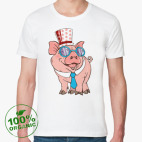 Мужская футболка органик