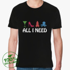 Мужская футболка органик