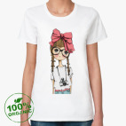 Женская футболка органик