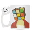 Кружка с футбольным мячиком