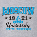 Толстовка с символикой МГСУ
