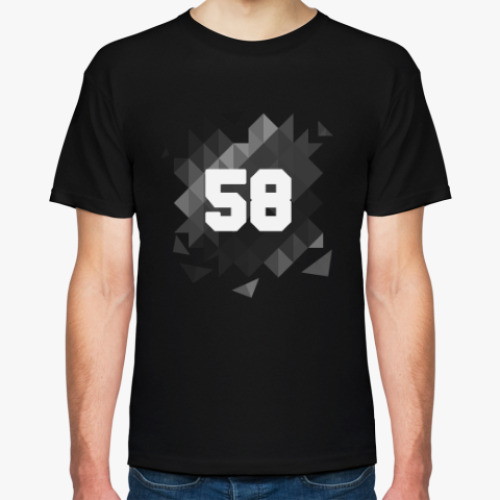 Футболка Цифра 58 (Low Poly)