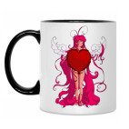 Кружка двухцветная