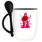 Кружка с ложкой