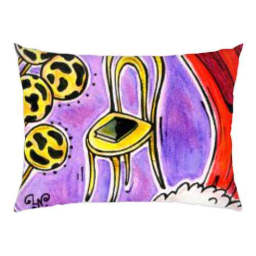 Подушка с принтом Виктюк