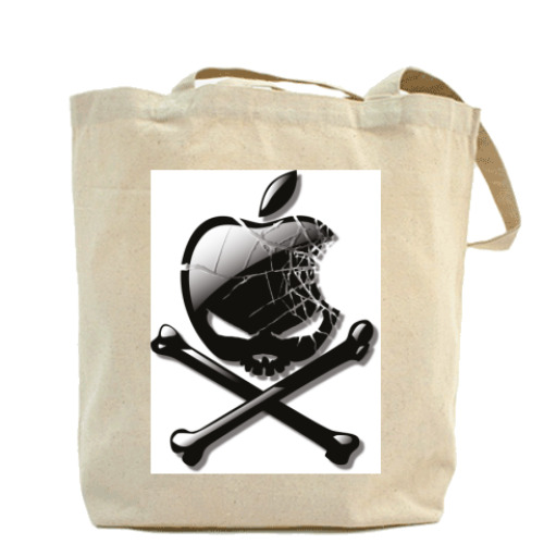 Сумка шоппер с принтом Убийственный Apple