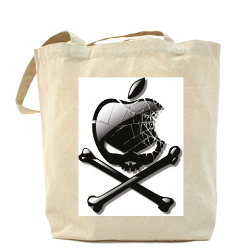 Сумка шоппер с принтом Убийственный Apple