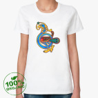 Женская футболка органик