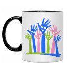 Кружка двухцветная