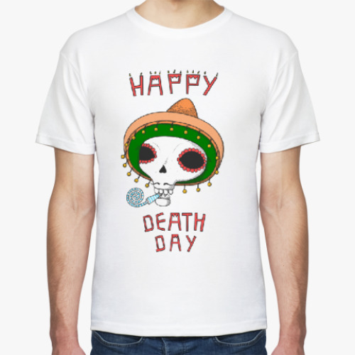 Футболка с принтом День Рождения