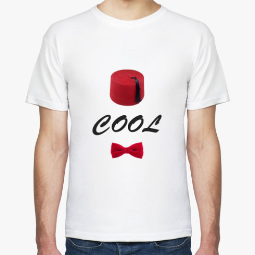 Футболка с принтом Fezes and Bow-ties are COOL