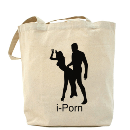Сумка шоппер с принтом i-Porn