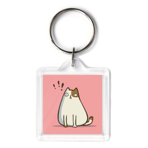 Брелок с принтом Пятничный Котик №6