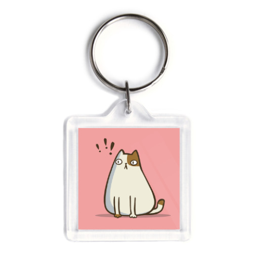 Брелок с принтом Пятничный Котик №6