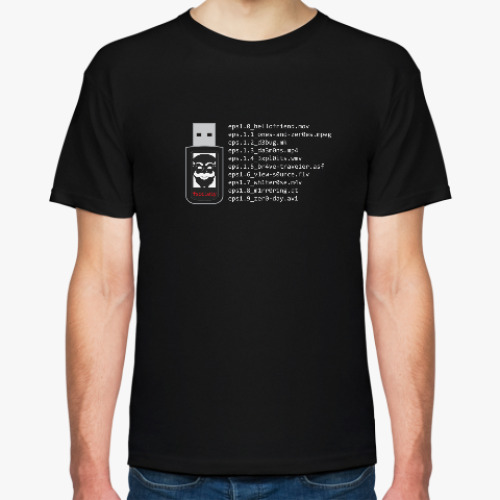 Футболка с принтом  Мистер Робот