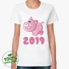 Женская футболка органик