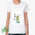 Женская футболка органик