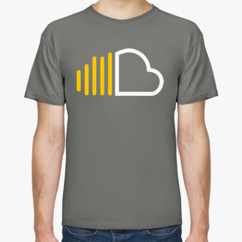 Футболка с принтом SoundCloud