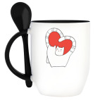 Кружка с ложкой