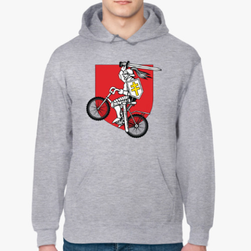 Толстовка худи с принтом ВелоПогоня