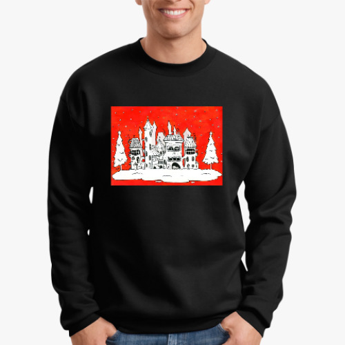 Свитшот с принтом Рождественское настроение