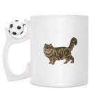 Кружка с футбольным мячиком