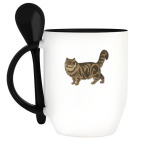 Кружка с ложкой