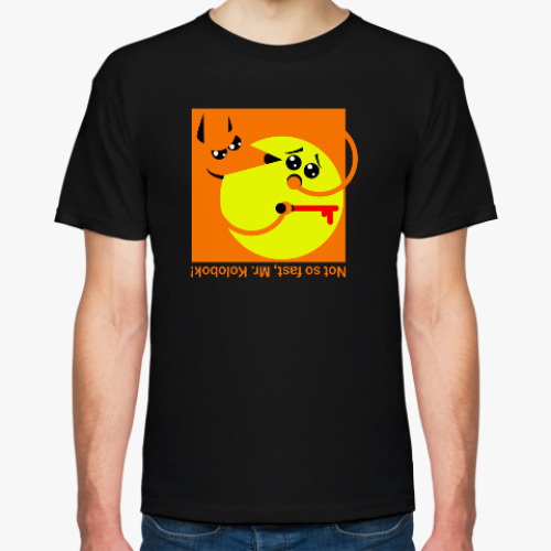 Футболка с принтом Колобок