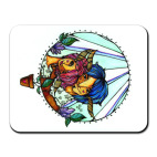 Пара с розово-голубыми волосам