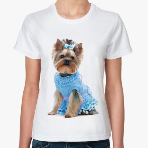 Классическая футболка с принтом Йорк