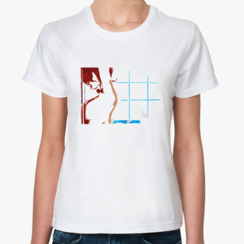 Классическая футболка Сексуальная девушка