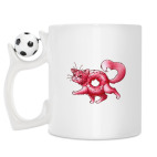 Кружка с футбольным мячиком