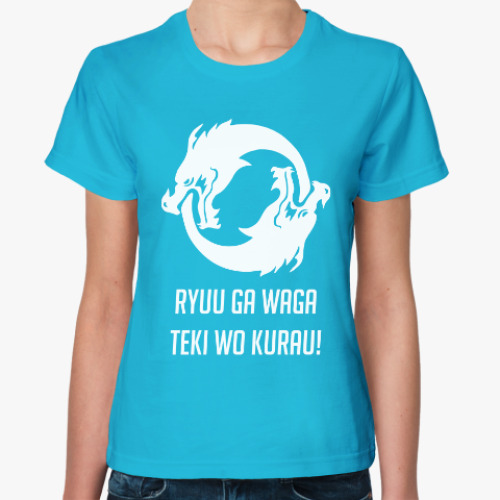 Женская футболка с принтом Overwatch Hanzo