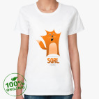 Женская футболка органик