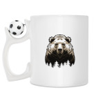 Кружка с футбольным мячиком