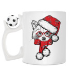 Кружка с футбольным мячиком