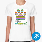 Женская спортивная футболка