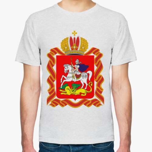 Футболка с принтом Герб Московской области
