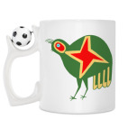 Кружка с футбольным мячиком