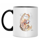 Кружка двухцветная